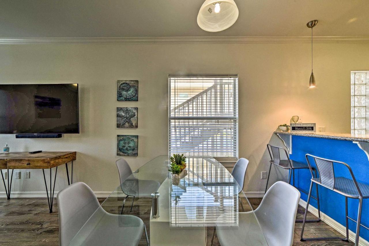 Modern Island Condo With Pool Steps To The Beach! South Padre Island Eksteriør bilde