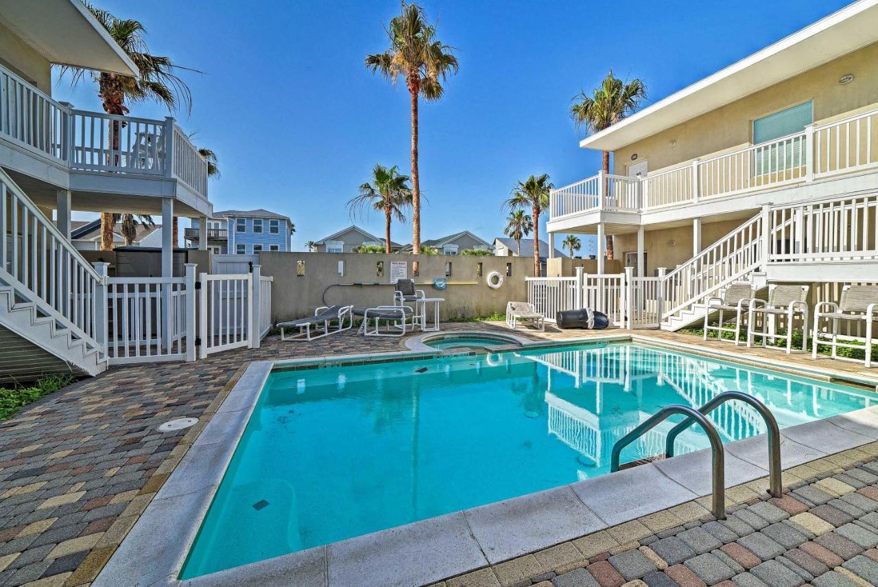 Modern Island Condo With Pool Steps To The Beach! South Padre Island Eksteriør bilde