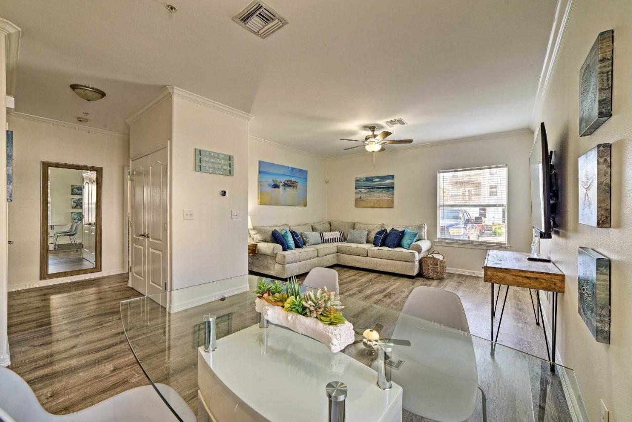 Modern Island Condo With Pool Steps To The Beach! South Padre Island Eksteriør bilde