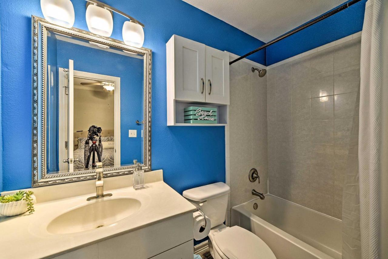Modern Island Condo With Pool Steps To The Beach! South Padre Island Eksteriør bilde