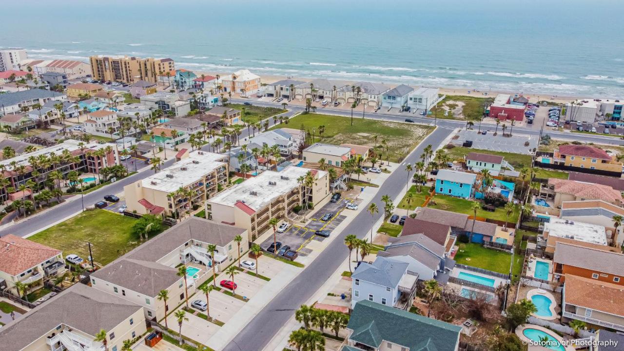 Modern Island Condo With Pool Steps To The Beach! South Padre Island Eksteriør bilde